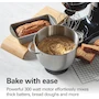 Miniatura de Hamilton Beach 63391 Batidora de Pie Stand Mixer, Color Negro, Tazón de Acero Inoxidable 4 Quart (3.8 Litros), 7 Velocidades