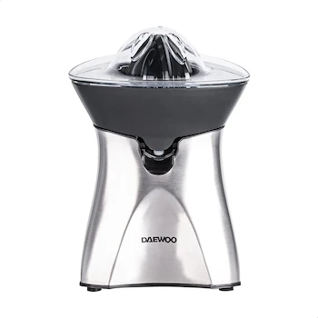 Imagen de referencia para Exprimidor de Cítricos Daewoo, 2 Conos Intercambiables, Color Gris, Modelo DJE-5578, Capacidad 500 Mililitros, Dimensiones 18x18x29 cm