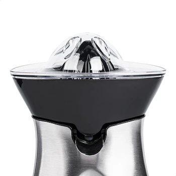 Imagen 5 de Exprimidor de Cítricos Daewoo, 2 Conos Intercambiables, Color Gris, Modelo DJE-5578, Capacidad 500 Mililitros, Dimensiones 18x18x29 cm