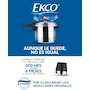 Miniatura de Ekco 13165 Válvula regulador para Olla Express Gourmet Plus, y Tendencias Classic de Aluminio, Color Negro