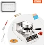 Miniatura de VEVOR Máquina para Gofres Comercial Redonda 1300W Giratoria Antiadherente con Plancha Recubierta de Teflón Cuerpo de Acero Inoxidable 120V