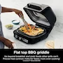 Miniatura de Ninja - Combinación de parrilla y plancha Foodi Smart XL Pro IG651 para interiores, negro, con parrilla de 9 x 12 pulgadas, plancha plana de 12 pulgadas, canasta de 4 qt, dimensiones 15.7 x 17.4 x 11.63 pulgadas