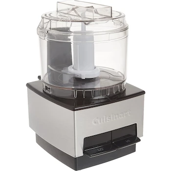 Imagen de referencia para Cuisinart DLC-1SS Mini-Prep Food Processor, Brushed Stainless Steel, 2.6 Cup / 21 Ounce Capacity, Dimensions 4.63 x 6.25 x 8 Inches