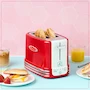 Miniatura de Nostalgia Retro Wide 2-Slice Toaster Vintage Design Rojo