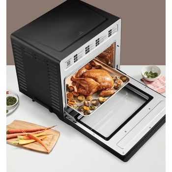 Imagen 2 de Cuisinart TOA-110ES Horno Tostador Air Fryer 12 en 1, Acero Inoxidable, Capacidad Interior 25 L