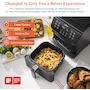 Miniatura de COSORI Air Fryer Grande XL 5.8QT Negro, Capacidad 5.8 Cuartos, Modelo B085W3GN5J / CP358-AF, Freidora sin Aceite 12 en 1
