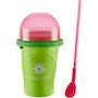 Miniatura de Chill Factor Watermelon Crush Vaso Slushy Maker Squeeze Cup Reutilizable Azul Verde