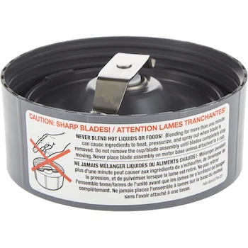 Imagen 3 de NutriBullet Hoja de Fresado (Cuchilla Plana) NBM-BA002S Compatible con Modelos 600W y 900W Color Gris Acero Inoxidable