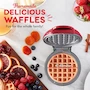 Miniatura de DASH Deluxe Mini Máquina Waflera Roja Manzana con Cepillo Incluido | Waffles Individuales 10 cm / 4 Pulgadas | Compacta Portátil