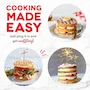 Miniatura de DASH Deluxe Mini Máquina Waflera Roja Manzana con Cepillo Incluido | Waffles Individuales 10 cm / 4 Pulgadas | Compacta Portátil