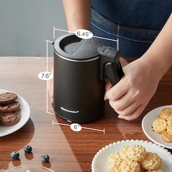 Imagen 2 de Elite Gourmet EKT719 Hervidor Eléctrico 0,6 L Negro