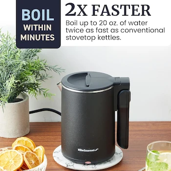 Imagen 4 de Elite Gourmet EKT719 Hervidor Eléctrico 0,6 L Negro