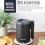 Miniatura de Elite Gourmet EKT719 Hervidor Eléctrico 0,6 L Negro