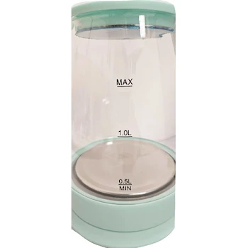 Imagen 2 de Aleissi Tetera Hervidor Eléctrico con Vaso de Vidrio 1.8 Litros Color Menta