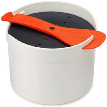 Imagen de referencia para Joseph Joseph M-cuisine Microwave Rice Cooker Steamer 2 Litros / 8.5 Tazas - Naranja / Beige