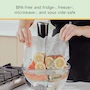 Miniatura de FoodSaver Bolsas Selladoras al Vacío Paquete Variado 30 Unidades: 5 Bolsas Tamaño Pinta, 15 Tamaño Cuarto de Galón, 10 Tamaño Galón, Color Transparente, Modelo 2186362