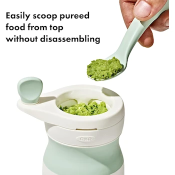 Imagen 3 de OXO Tot Mash Maker Molinillo de Alimentos para Bebés - Color Ópalo