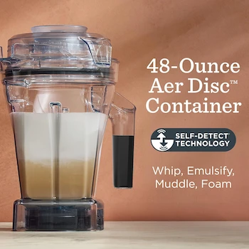 Imagen 3 de Vitamix 065421 Contenedor AER Disc 48 oz Clear con SELF-DETECT para Licuadoras Vitamix Ascent y Full-Size