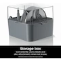 Miniatura de Ninja XSKNF70SBX Professional XL - Caja de almacenamiento para procesadores de alimentos (compatible con procesadores de alimentos NF700 Ninja: específicamente para almacenar hojas de masa, hojas de picar y discos), color gris
