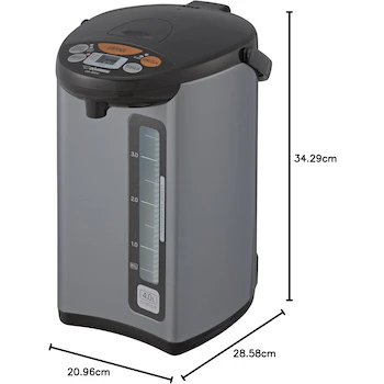 Imagen 3 de Zojirushi CD-WCC30 Micom Hervidor de Agua y Calentador, Plateado, 3.0 Litros