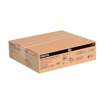 Imagen 4 de Pretul BAS-200PLAP, Báscula Electrónica de Plataforma Plegable, Color Gris, Capacidad 200 kg, Plataforma 40 x 50 cm, Dimensiones 40 x 68 x 50 cm