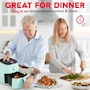 Miniatura de DASH DCAF200GBAQ02 Tasti-Crisp - Freidora de Aire Horno Eléctrica 2.6 Cuartos de Galón / 2.6 Qt, Color Aguamarina Turquesa