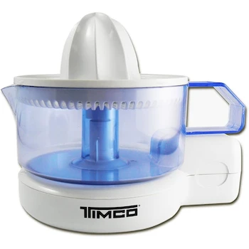 Imagen alusiva al producto Timco EX1 Exprimidor de Cítricos con Jarra de 500 ml, Color Blanco, Modelo EX1, Capacidad 0.5 L