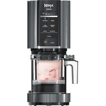 Imagen de referencia para Ninja - Máquina para hacer helados NC299AMZ CreaMi, serie NC299, color negro mate, capacidad 1 pinta (473 ml), con (1) recipiente de pinta y tapa, tamaño compacto 30.7x16.6x40.5 cm, peso 5.9 kg