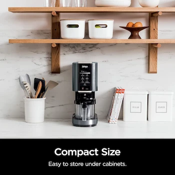 Imagen 5 de Ninja - Máquina para hacer helados NC299AMZ CreaMi, serie NC299, color negro mate, capacidad 1 pinta (473 ml), con (1) recipiente de pinta y tapa, tamaño compacto 30.7x16.6x40.5 cm, peso 5.9 kg