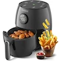 Miniatura de Freidora de Aire Pequeña TOPZEE Modelo AF200EDK, Color Negro, Capacidad 2.1 Cuartos, Dimensiones 9.4 x 9.4 x 12 Pulgadas, Peso 4.95 lbs
