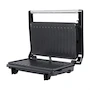 Miniatura de Daewoo DHG-2673 Plancha Grill Panini Color Negro, Dimensiones 13 x 27 x 12 cm, Peso 1.3 kg, Capacidad 2 kg, Material Acero Inoxidable