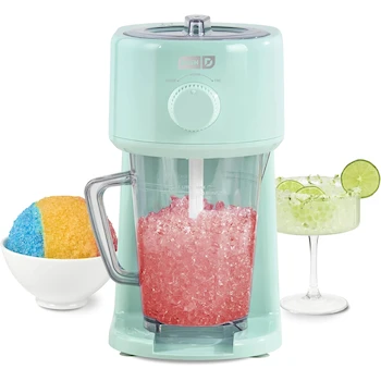 Imagen de referencia para Dash Deluxe Máquina de Afeitar Hielo y Granizado con Jarra para Servir 1L Multiusos para Hielo Afeitado Casero, Conos de Nieve, Granizados y Cócteles - Aqua