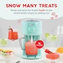 Miniatura de Dash Deluxe Máquina de Afeitar Hielo y Granizado con Jarra para Servir 1L Multiusos para Hielo Afeitado Casero, Conos de Nieve, Granizados y Cócteles - Aqua