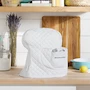 Miniatura de KITCHENAID Funda para Mezcladora con Cabezal Inclinable Ajustable con Bolsillo de Almacenamiento, 100% Algodón Acolchado, Tinta de Rayas Azul Ticking Stripe Ink Blue, 14.5 x 18 x 10 Pulgadas