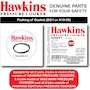 Miniatura de Hawkins A10-09 - Anillo de Sellado de Goma para Ollas a Presión, Compatible con Capacidades de 2 a 4 Litros, Color Negro, Dimensiones 10.2 x 10.2 x 2.5 cm