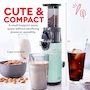Miniatura de DASH Deluxe Compact Masticating Slow Juicer Extractor de Prensa Eléctrico Compacto Modelo DCSJ255 Color Aqua Capacidad 1 Litro