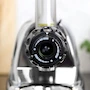 Miniatura de Omega J8006HDC Máquina exprimidora de prensa fría, extractor de jugo de verduras y frutas, exprimidor de masticado lento, 200 W, cromo