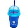 Miniatura de Cra-Z-Art ChillFactor Original - Máquina de Granizado Mágica, Taza de Licuado Súper Rápida para Batidos y Jugos, Taza de Doble Capa con Tapa y Cuchara, Azul