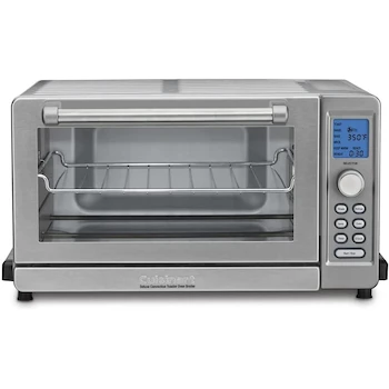 Imagen de referencia para Cuisinart TOB-135N Deluxe Tostador-Horno de Convección Broiler, Acero Inoxidable Cepillado Plateado, Capacidad 0.6 pies cúbicos