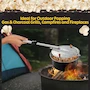 Miniatura de Campfire Popcorn Popper - Anticuada Máquina de Palomitas de Maíz para Fogata y Camping, Capacidad 4 Quarts, Color Negro - Great Northern Popcorn