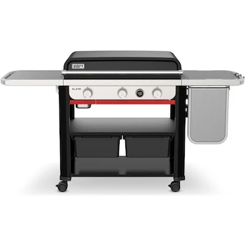 Imagen 2 de Plancha Weber Slate 30" (76 cm) Negra con Mesa Lateral Extensible Modelo 1500013