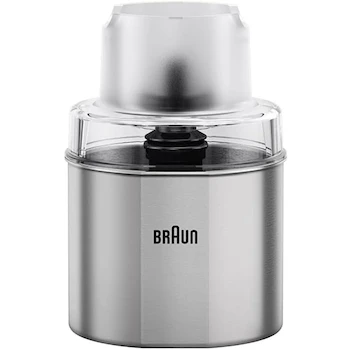 Imagen de referencia para Braun MQS270SI Multiquick Accesorio Molinillo de Café y Especias para Batidora de Mano, Capacidad 1.5 Tazas, Color Acero Inoxidable