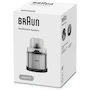 Miniatura de Braun MQS270SI Multiquick Accesorio Molinillo de Café y Especias para Batidora de Mano, Capacidad 1.5 Tazas, Color Acero Inoxidable