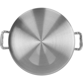 Imagen 3 de Vasconia Arrocera de 28 cm con Tapa de Vidrio, 5.5 Litros, Gris Pulido, Cocedor de Arroz, Modelo 4037982