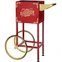 Miniatura de Great Northern Popcorn - Soporte de Repuesto Matinee para Poppers de 8 Onzas con Estante, Mango de Empuje y Ruedas Estilo Bicicleta (Rojo), Modelo 83-DT5710