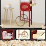 Miniatura de Great Northern Popcorn - Soporte de Repuesto Matinee para Poppers de 8 Onzas con Estante, Mango de Empuje y Ruedas Estilo Bicicleta (Rojo), Modelo 83-DT5710
