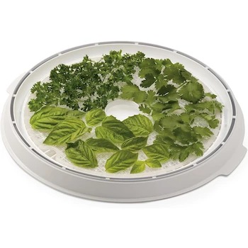 Imagen 3 de Presto 06306 Dehydro Bandejas Deshidratadoras para Deshidratador Eléctrico de Alimentos, Color Blanco, Set de 2 Bandejas Anidables, 1 Unidad