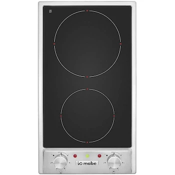 Imagen de referencia para Parrilla Vitrocerámica Eléctrica Mabe Modelo IO312DVI0 Color Negro con 2 Quemadores Dimensiones 51 x 28.8 x 4.5 cm