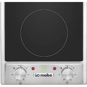 Imagen 2 de Parrilla Vitrocerámica Eléctrica Mabe Modelo IO312DVI0 Color Negro con 2 Quemadores Dimensiones 51 x 28.8 x 4.5 cm