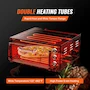 Miniatura de VEVOR Encimera de Horno de Pizza Comercial Eléctrico, Capa Única de 14 Pulgadas, Acero Inoxidable Plateado, Modelo FY-1EP-1
